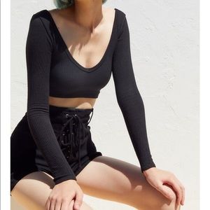 Urban outfitters seamless crop top